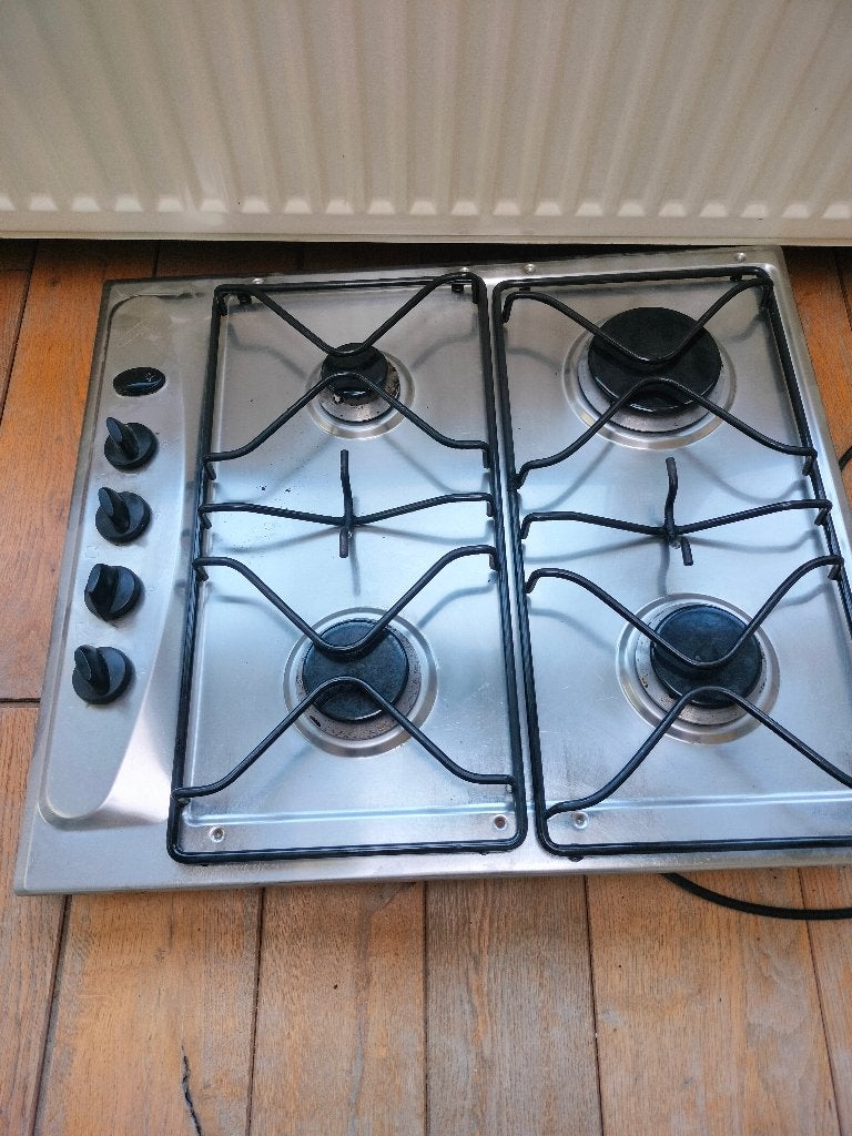 gasfornuis, Gaz, 4 zones de cuisson, Encastré, Enlèvement