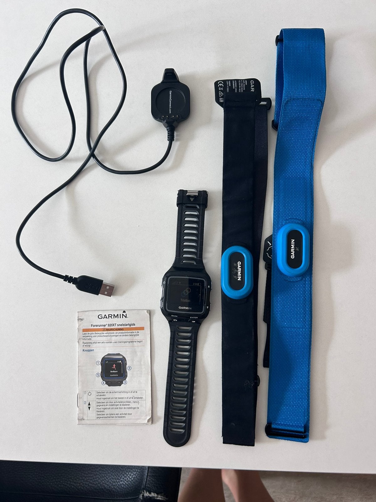 Garmin Forerunner 920XT, Sports & Fitness, Cardiofréquencemètres, Comme neuf, Garmin, Avec ceinture thoracique, Étanche, Avec vitesse de course