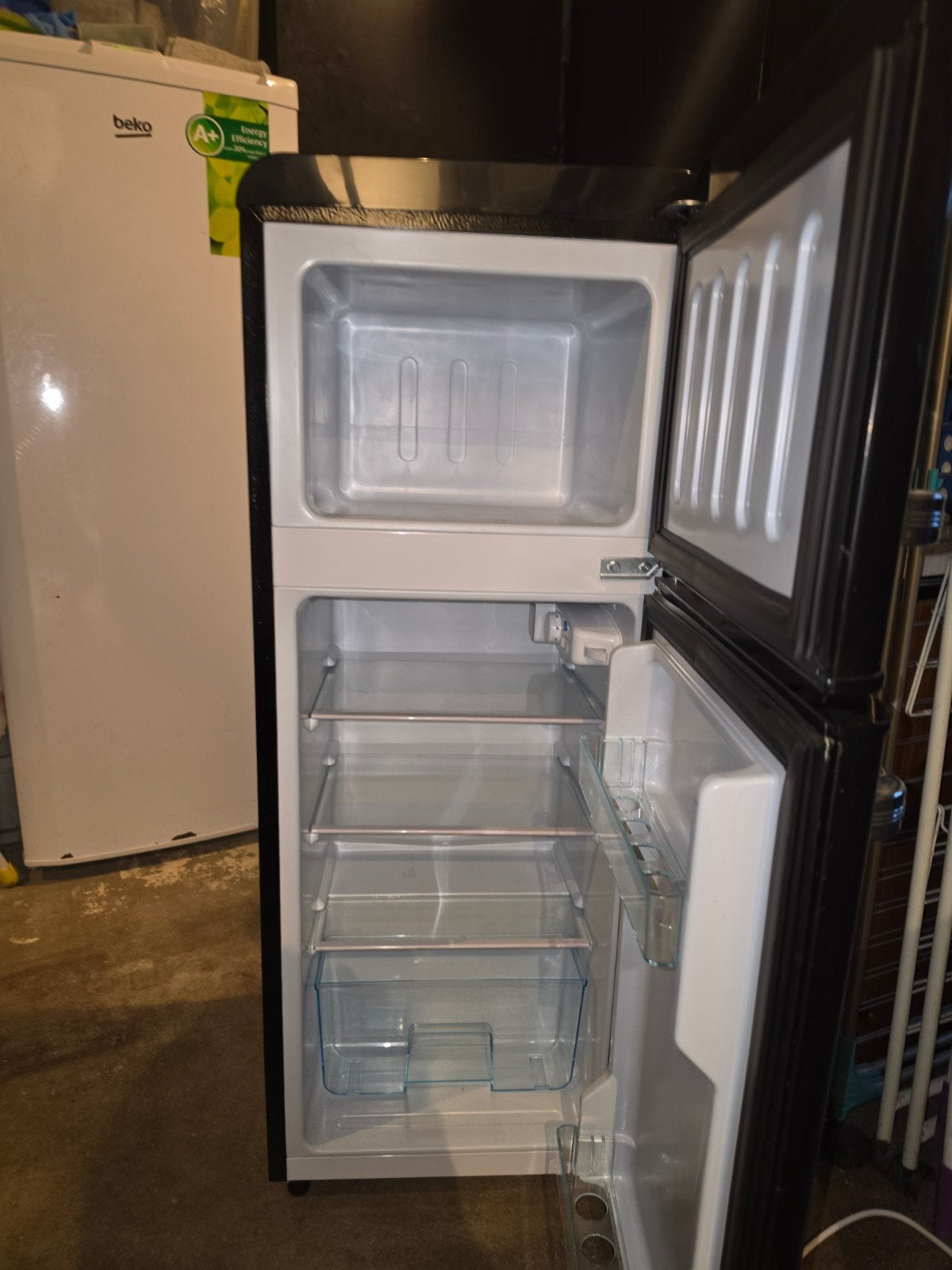 frigo américain moyen toujours disponible, Ophalen, Gebruikt, 200 liter of meer, Met aparte vriezer