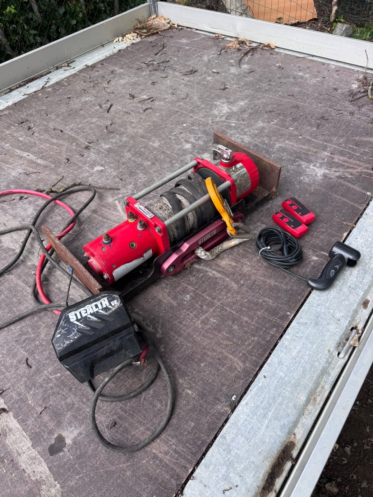 Stealth winch, Ophalen