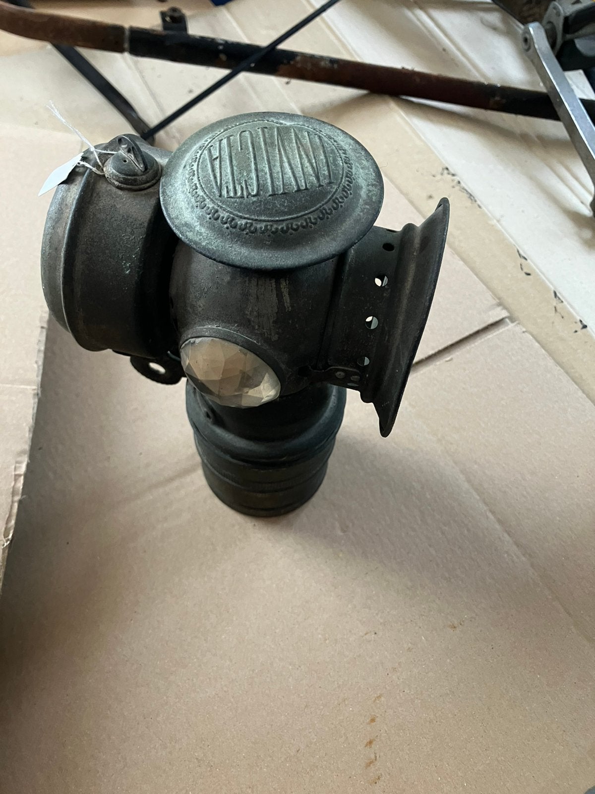 Carbid lamp oldtimer gazelle invicta, Ophalen of Verzenden