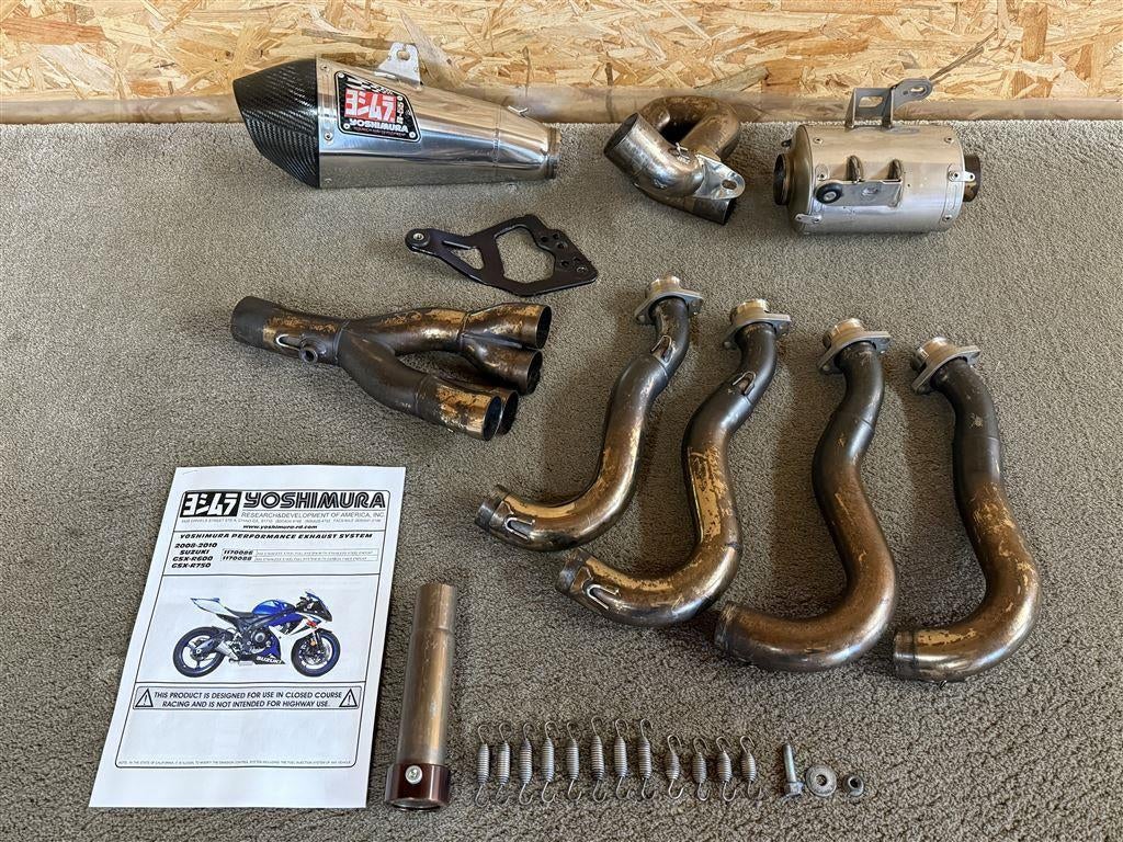 Yoshimura R-55 uitlaatsysteem GSXR600 GSXR750 08-10 K8 K9 L0, Enlèvement ou Envoi, Utilisé