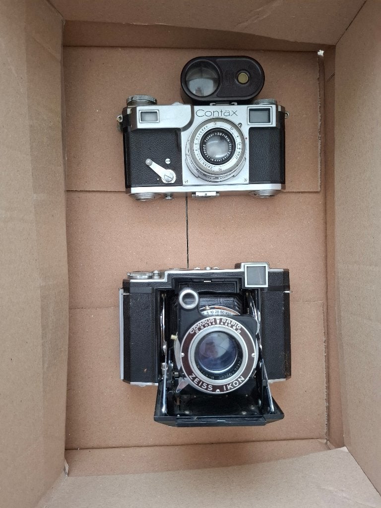 Contax en ZEISS IKON fototoestellen., Audio, Tv en Foto, Ophalen, Gebruikt