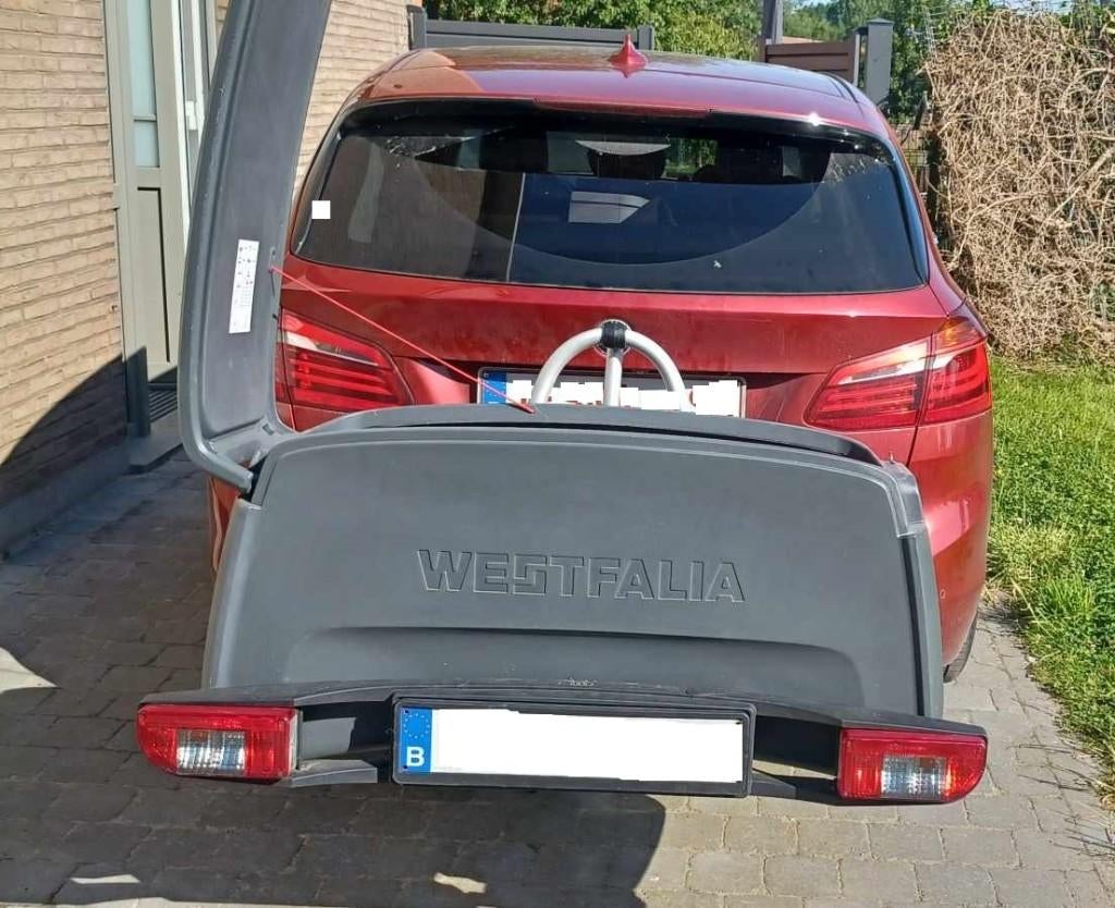 Location porte velo sur attelage 13 broches + box, Enlèvement