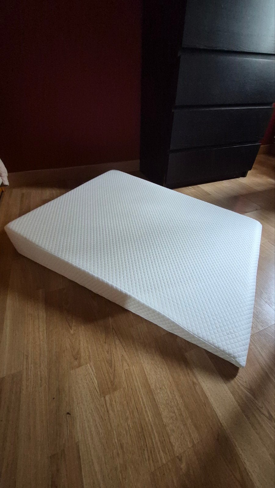 extra groot wigkussen eenpersoonsbed, Enlèvement, Comme neuf, Une personne, 80 cm
