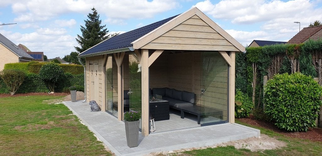 Titel zoekertje: Douglasvision zadeldak Prestige 700x400 cm, Envoi, Neuf