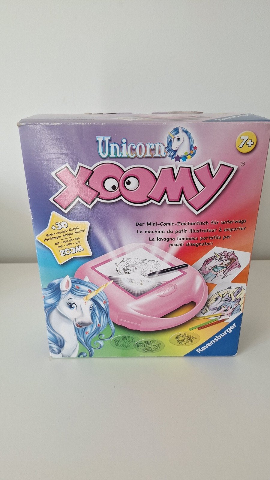 Unicorn Xoomy tekenprojector Ravensburger, Enlèvement