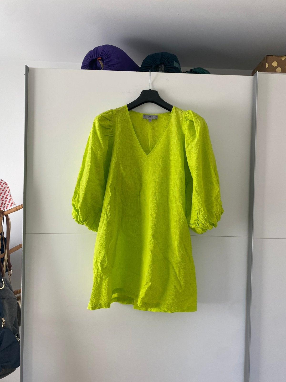 Petite robe Les jumelles, Comme neuf, Jaune, Enlèvement ou Envoi, Au-dessus du genou
