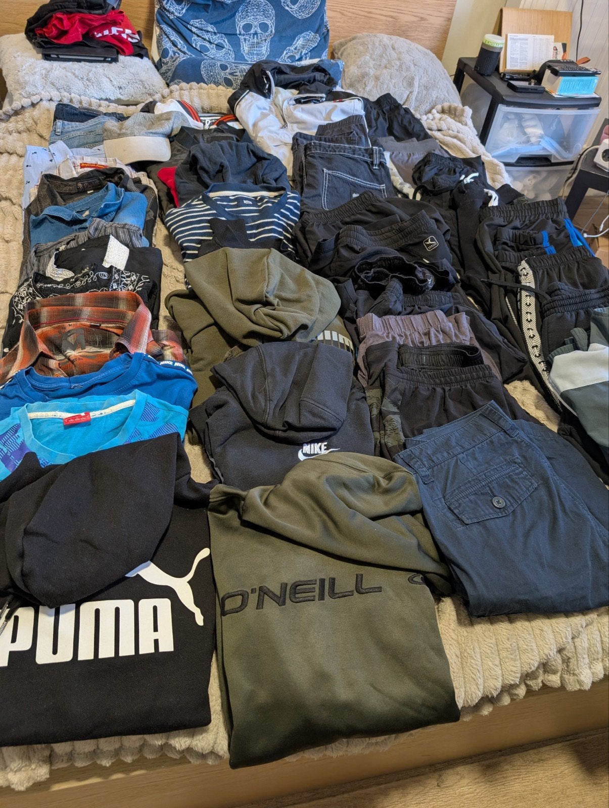 lot de vêtements M/S, Enlèvement, Porté, Variée