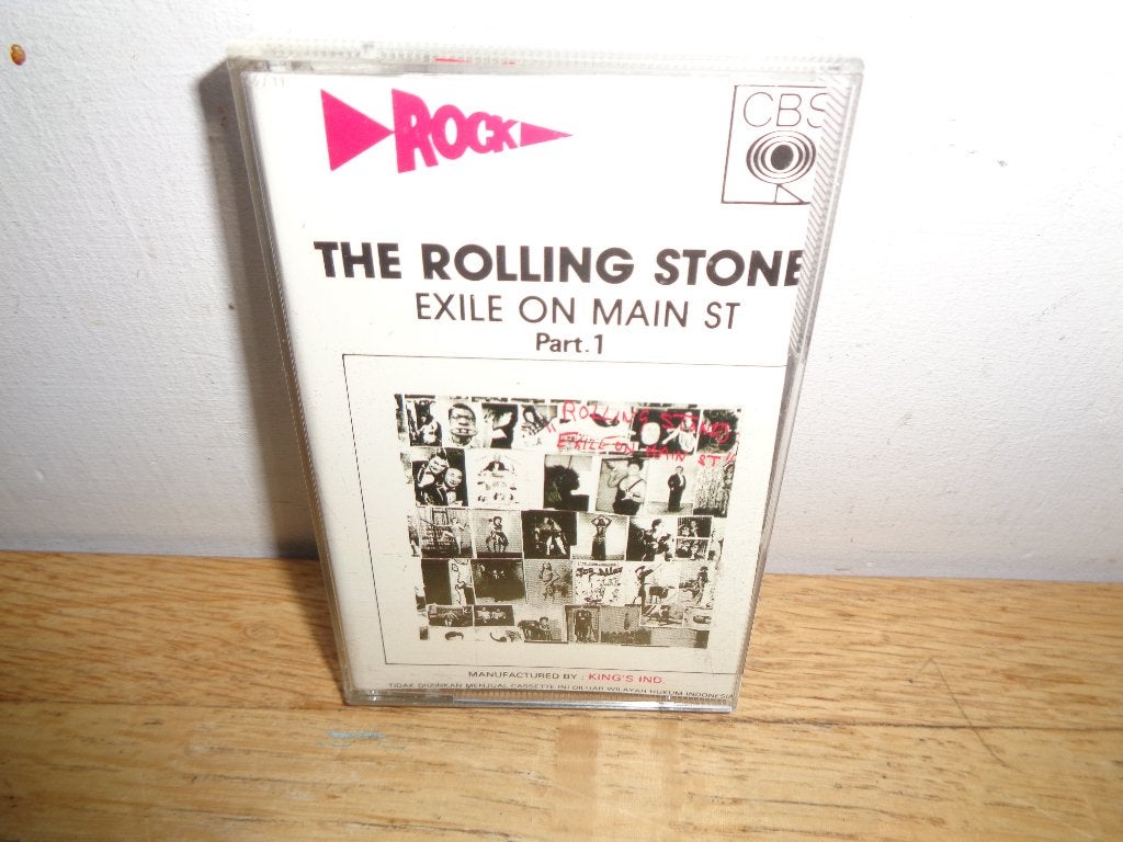 Rolling Stones cassette "Exile on Mainstr.Part 1 [Indonesia], Cd's en Dvd's, Cassettebandjes, Gebruikt, Verzenden, 1 bandje, Origineel