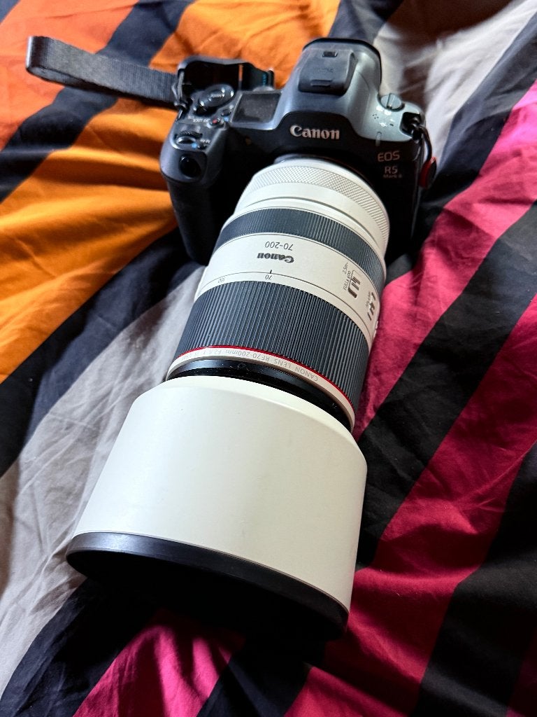 Canon EOS R5 MkII + 70/200 2.8 + 200/800, Audio, Tv en Foto, Canon, Overige typen, Ophalen of Verzenden, Zo goed als nieuw