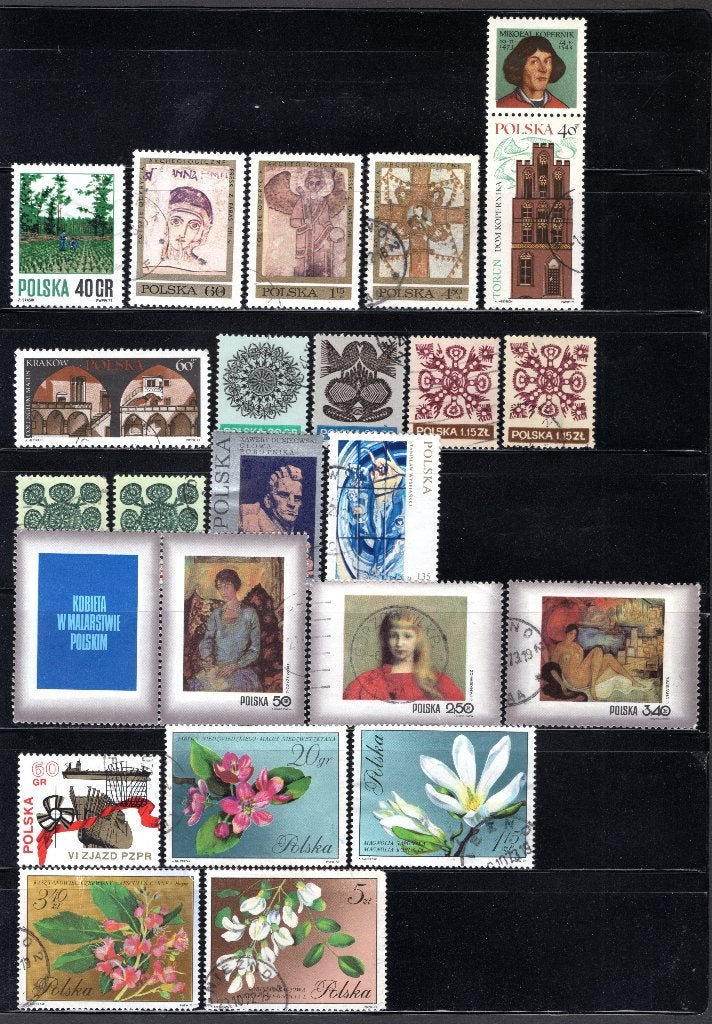 POLEN Lot 1971 gestempeld, Verzenden, Polen, Gestempeld
