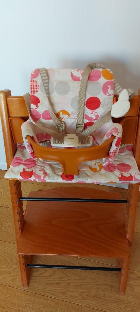 Trip trap Stokke, Enlèvement, Comme neuf, Chaise évolutive, Ceinture(s)