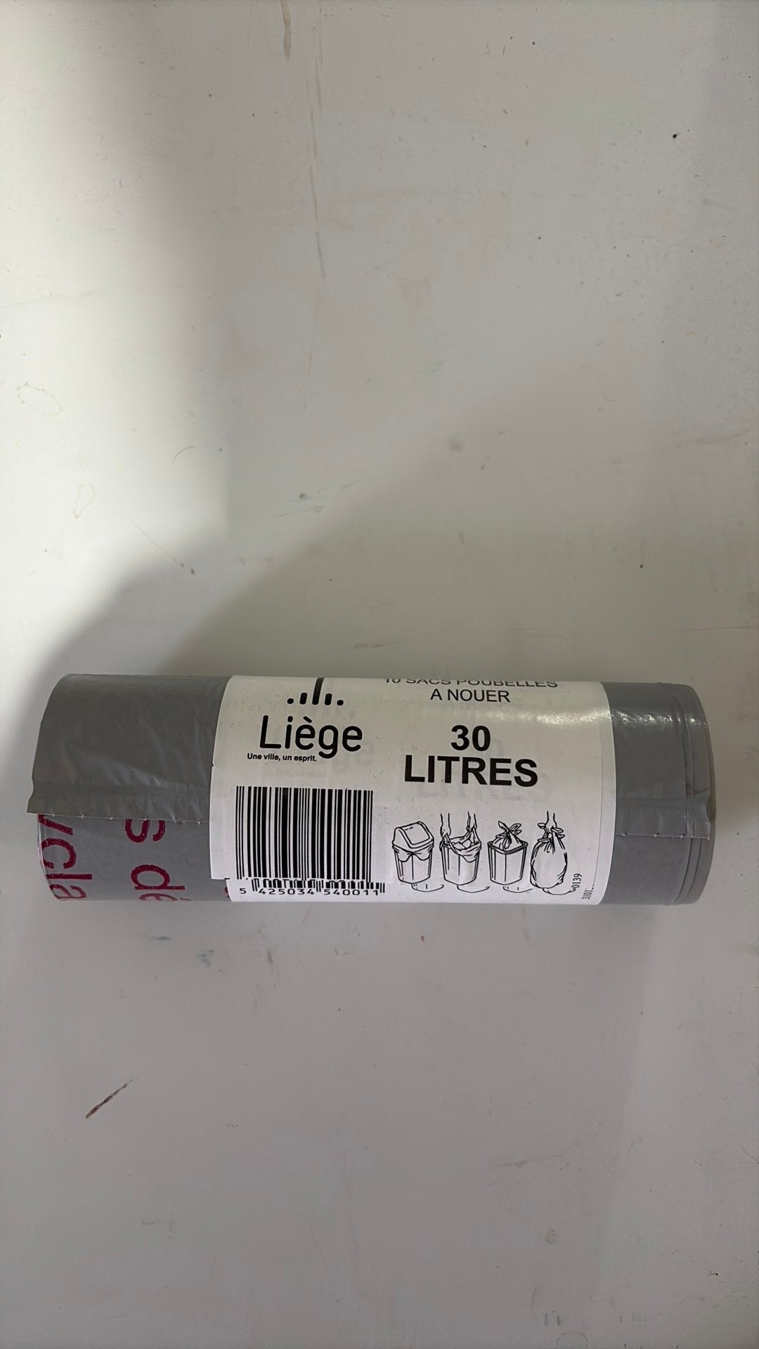 Sac Poubelle Gris 30L Ville de Liège 10pc, Enlèvement, Neuf