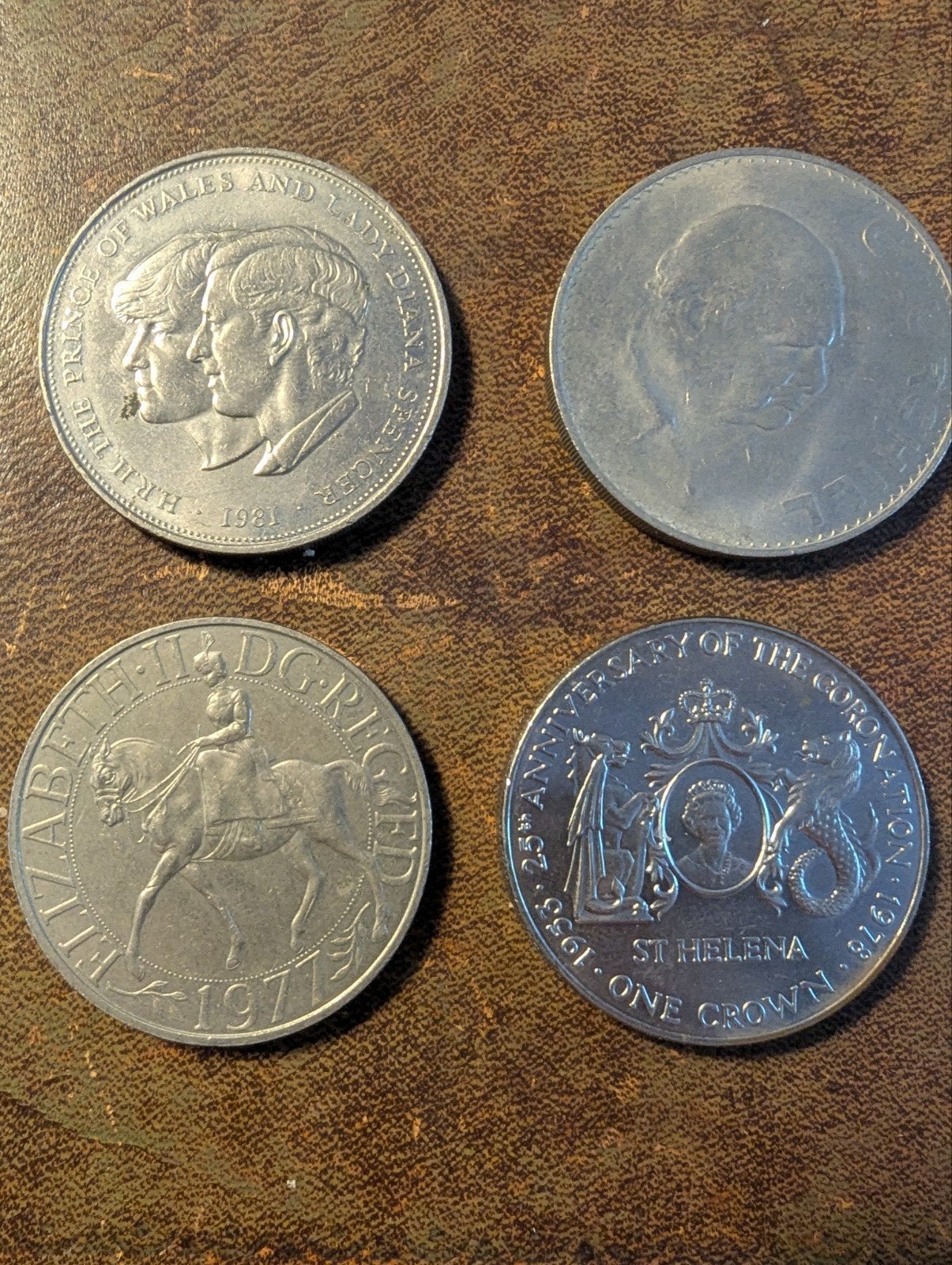 lot de 4 médaille Elisabeth II, Enlèvement ou Envoi