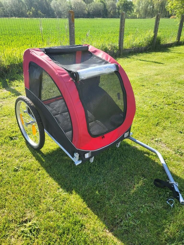 Hondenfietskar Trixie, Ophalen