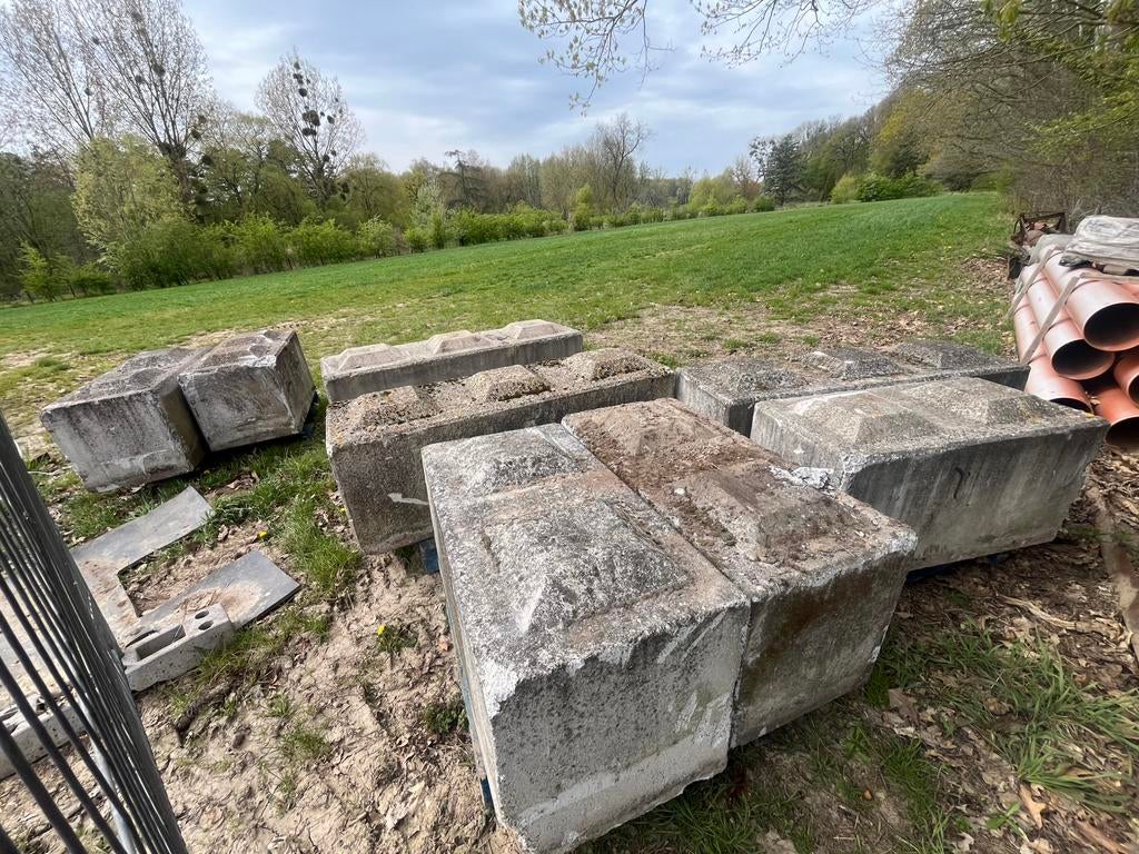 Betonnen legoblokken, Tuin en Terras, Ophalen, Zo goed als nieuw