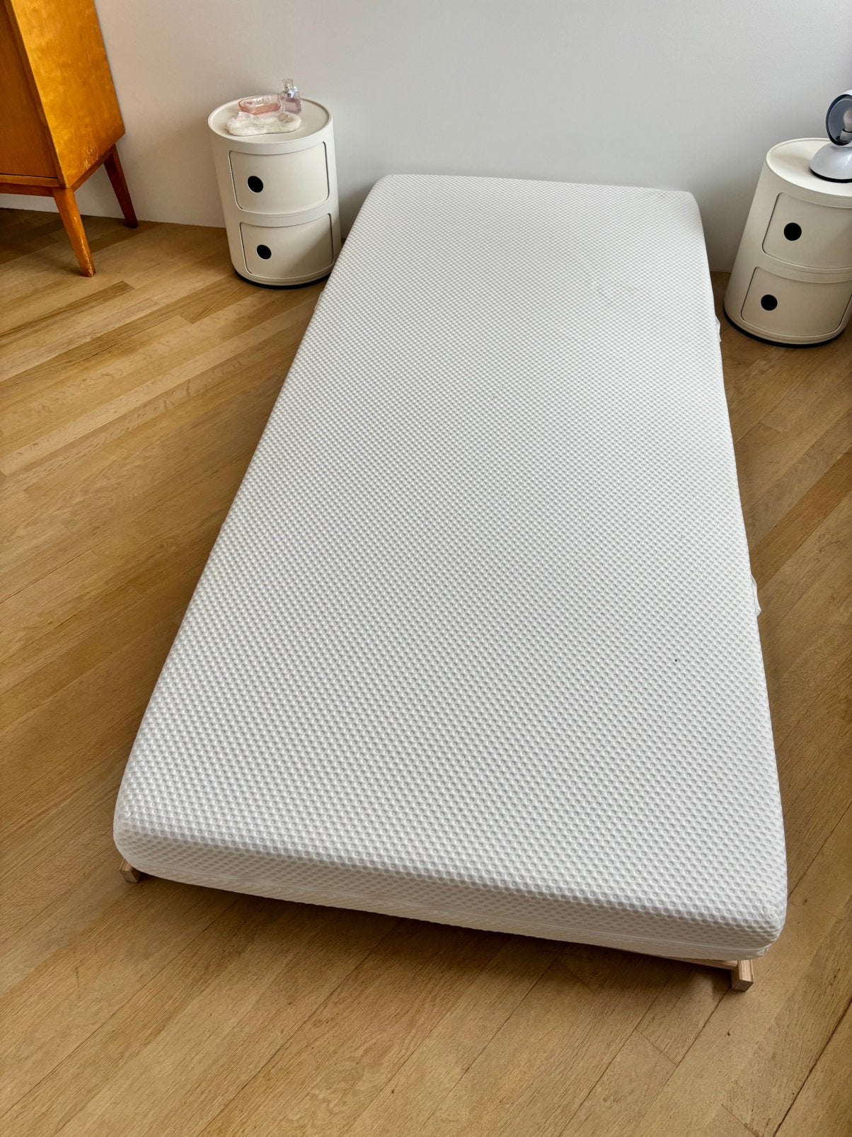 Matelas et sommier IKEA 1/2 prix, Maison & Meubles, Enlèvement, Comme neuf, Sommier