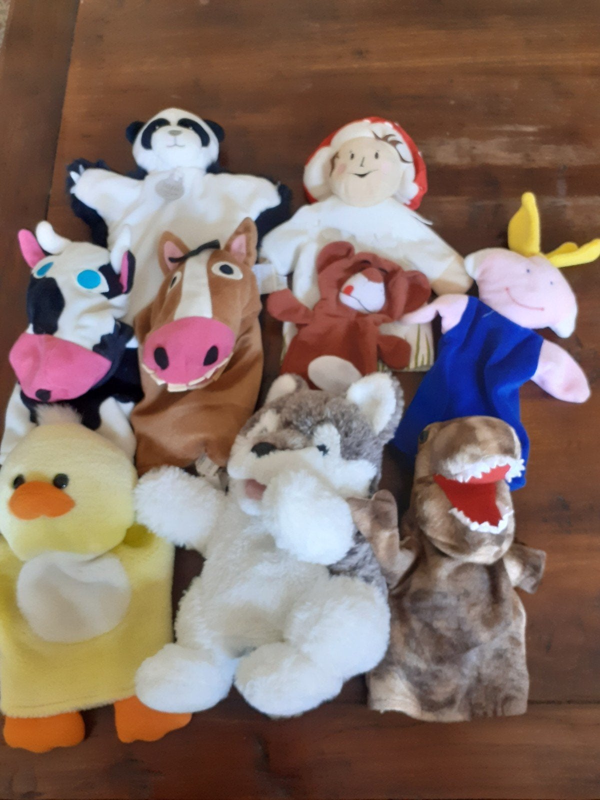 Zachte handpoppen poppenkastpoppen  ( K ), Ophalen of Verzenden