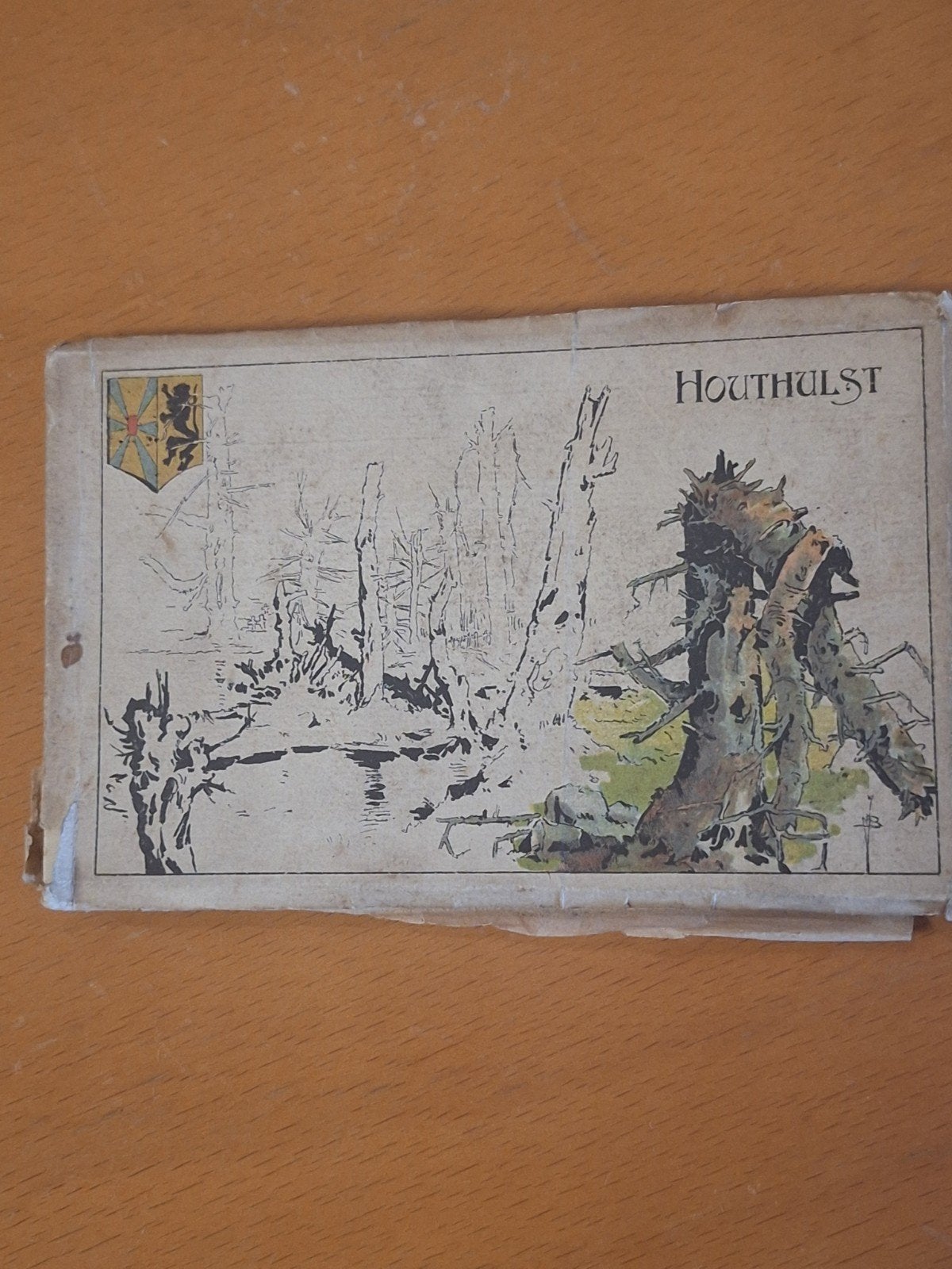 Lot 1 notitieboek 10cl ww1 rob houthulst Vlaanderen bekijken, Ophalen of Verzenden