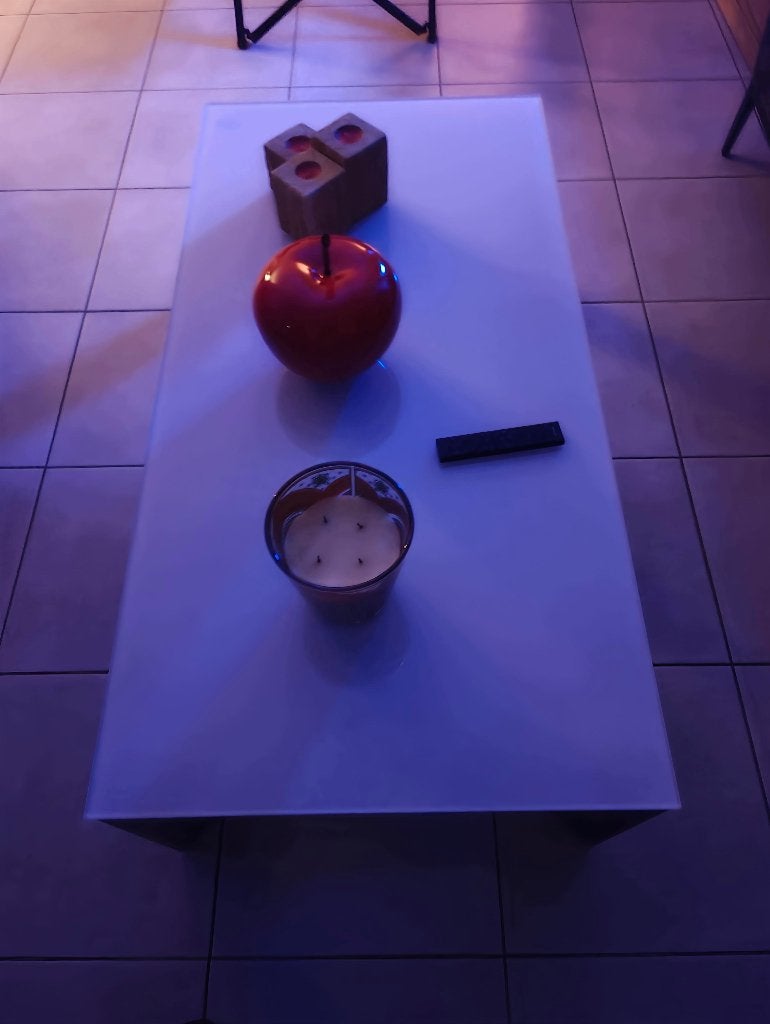 Calligaris design woonkamertafel, Huis en Inrichting, Ophalen, Zo goed als nieuw, Glas, Design italien