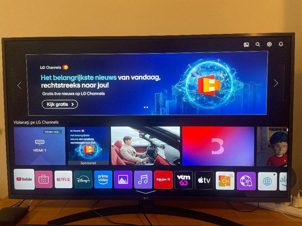 TV LG 139 cm (55 in) for sale, Audio, Tv en Foto, Televisies, Ophalen, Gebruikt, LCD, 100 Hz