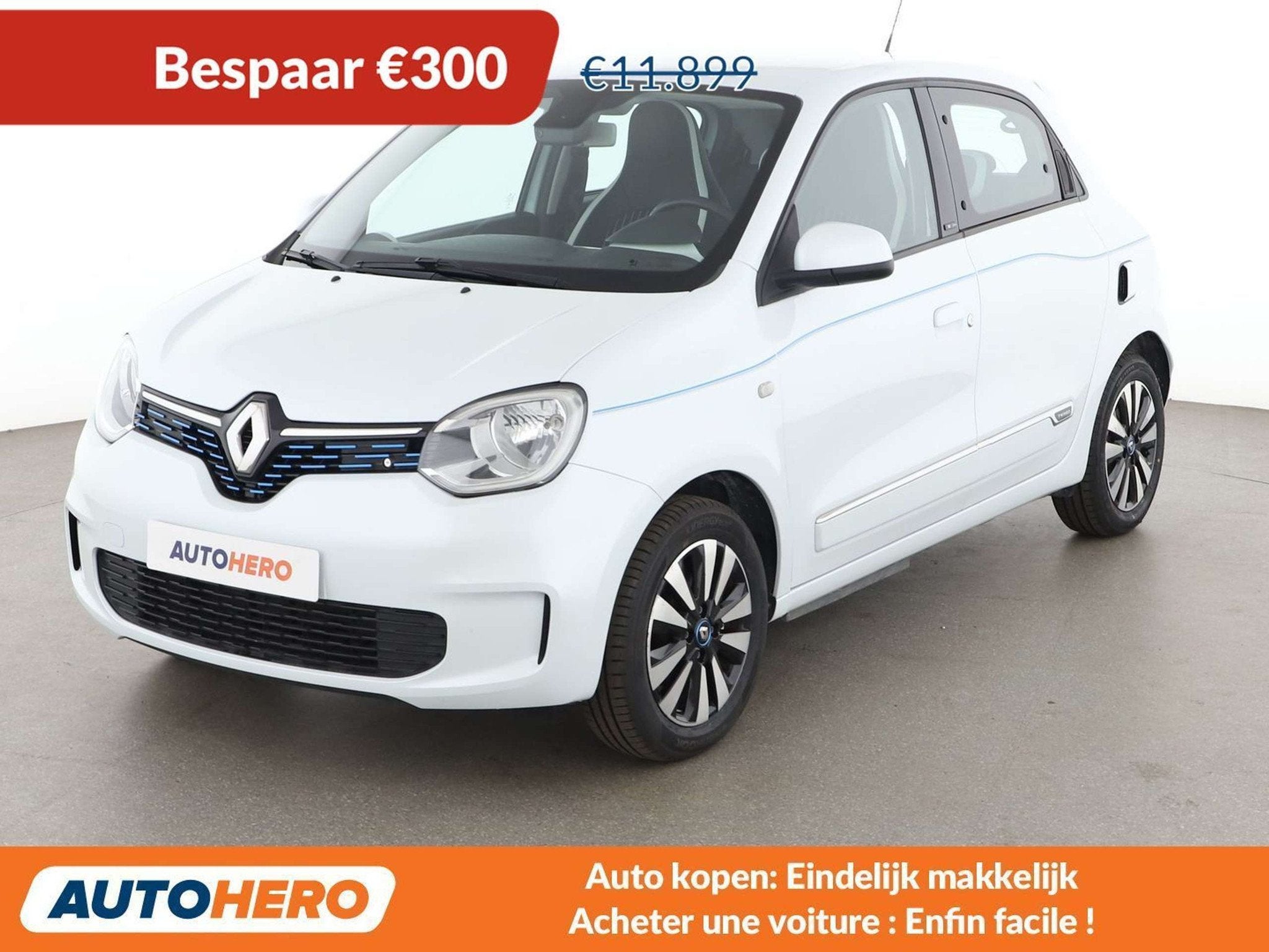 Renault Twingo electric drive 60 kW Intens Electric, Auto's, Automaat, 4 zetels, Gebruikt, Elektrisch