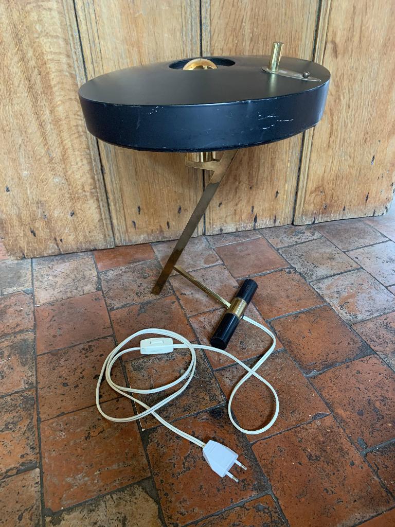 "Z-Shaped" Louis Kalff/Philips Lamp 1950, Ophalen, Gebruikt, Jaren 50, Metaal