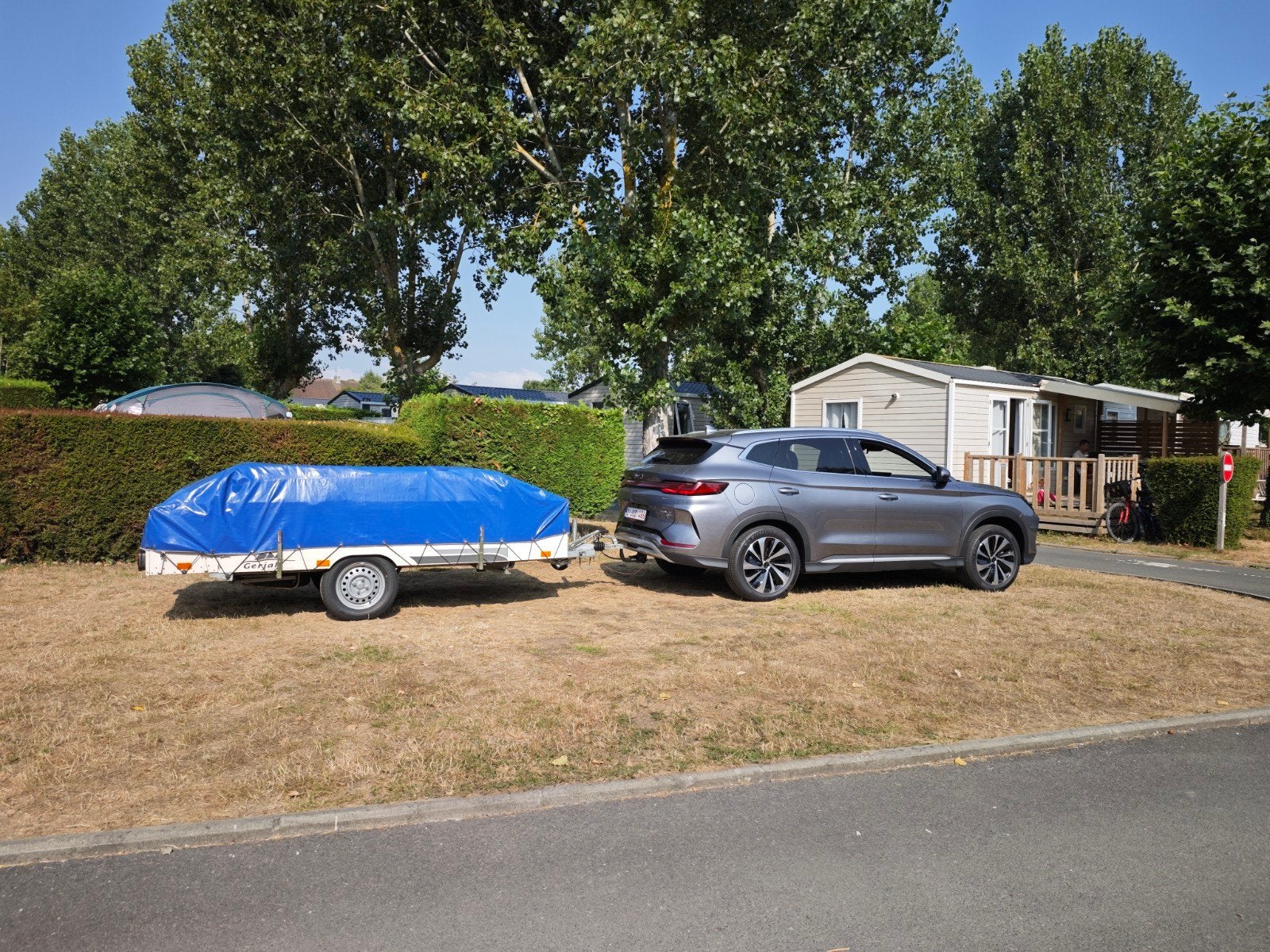 Caravane pliante toile, vouwwagen "Gerjak" avec gallerie., Caravanes & Camping, Caravanes pliantes, Enlèvement, Plus de 6, Présent