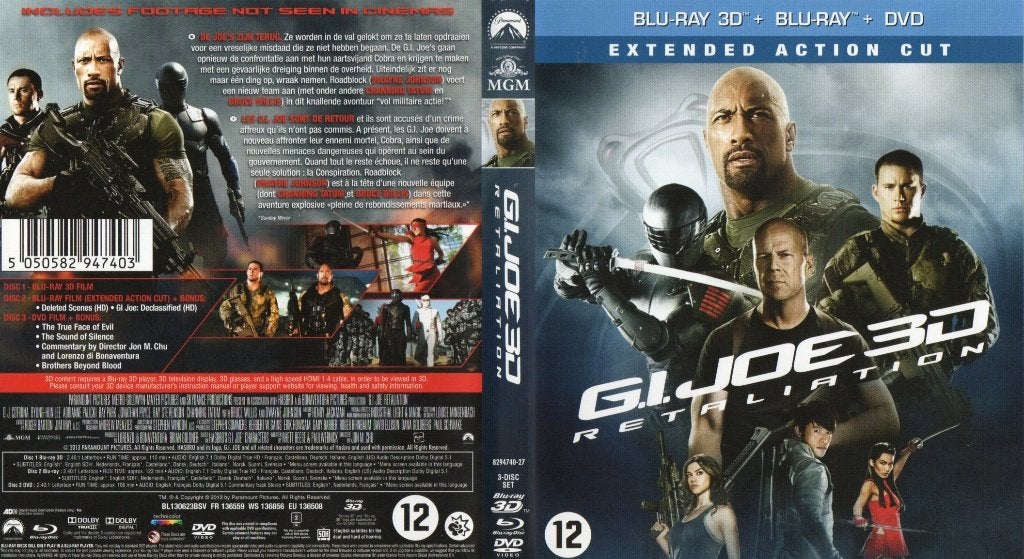 g.i. retalation (blu-ray 3D + blu-ray) neuf, Enlèvement ou Envoi, Comme neuf, Action