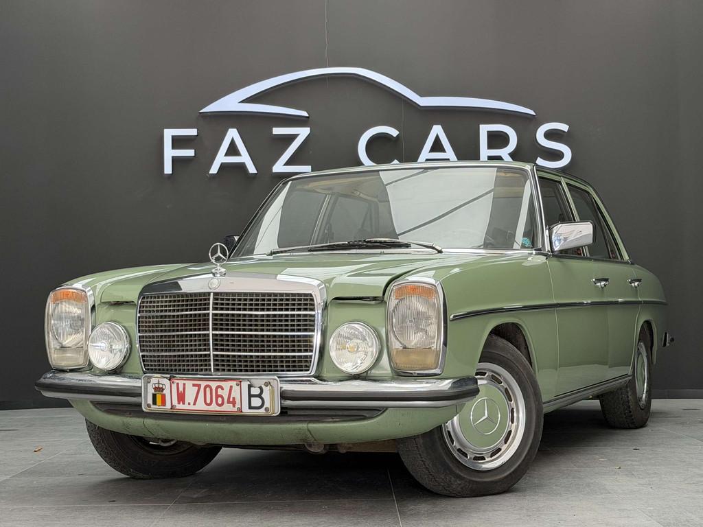 Mercedes-Benz 200-serie 200 Bar 8 (W115) Strich Acht * 1ER P, Autos, Cuir, Achat, Entreprise, Boîte manuelle