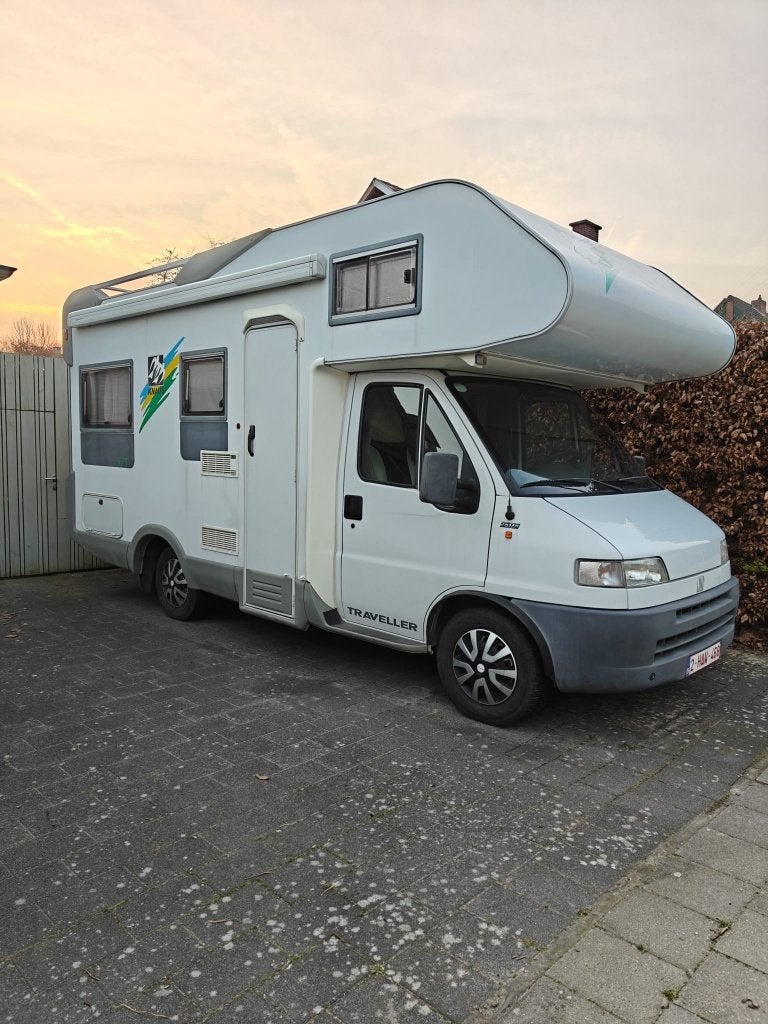Fiat Ducato Knaus 2.5 TDI oldtimer, Alkoof, Fiat, Particulier, 5 tot 6 meter