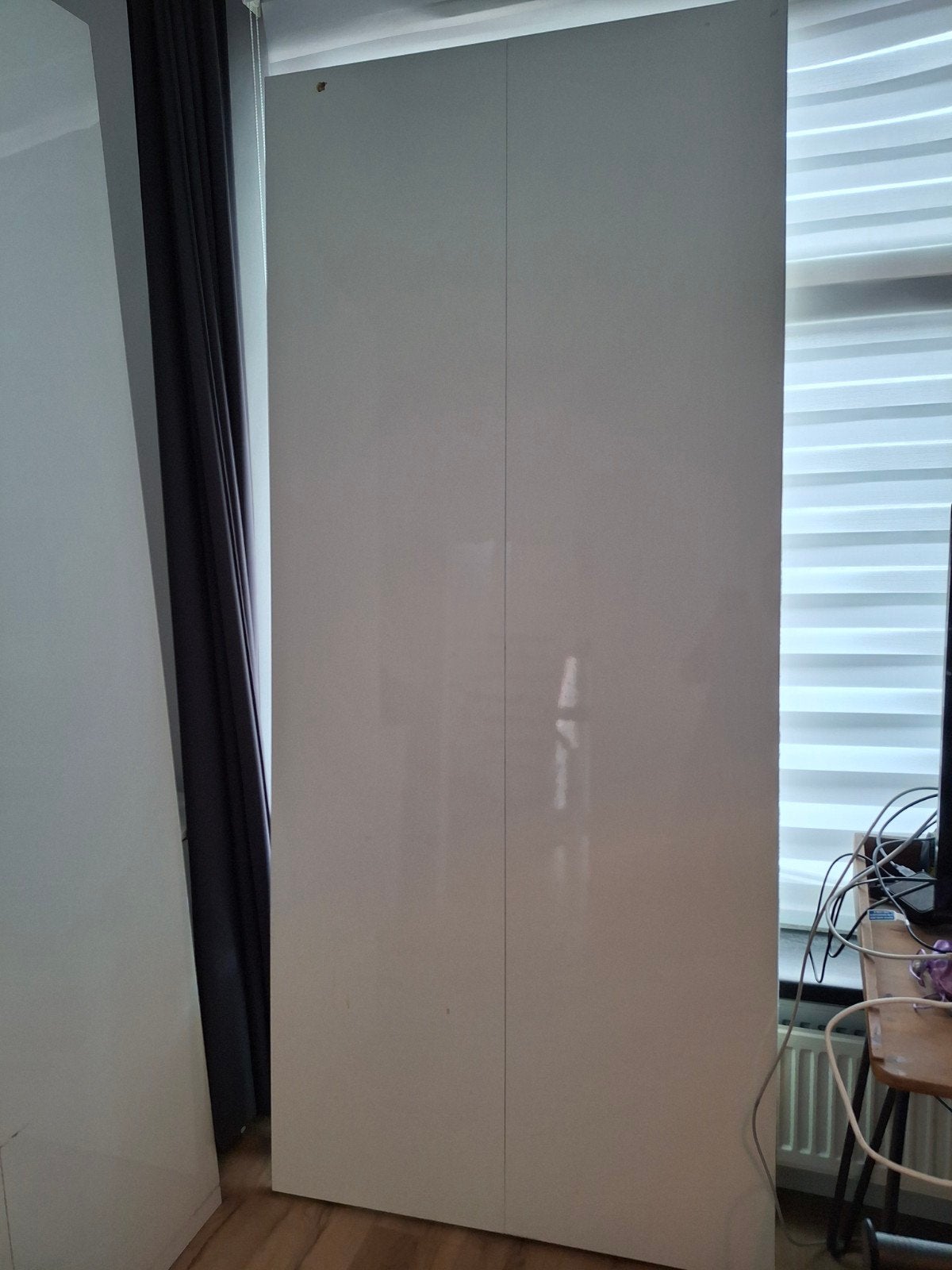 schuifdeuren hoogglans wit PAX kast Ikea, Ophalen of Verzenden, Gebruikt, 200 cm of meer