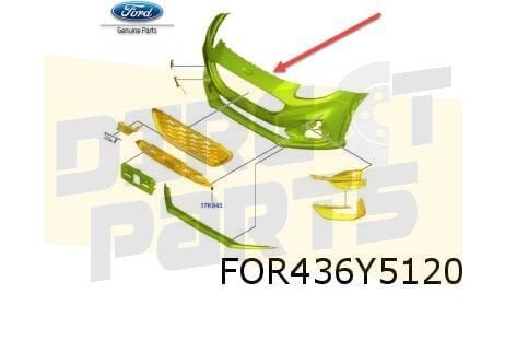 Ford Puma (1/20-) voorbumper (Advanced Auto Parking) (ST-Lin, -, -, Nieuw, Ford