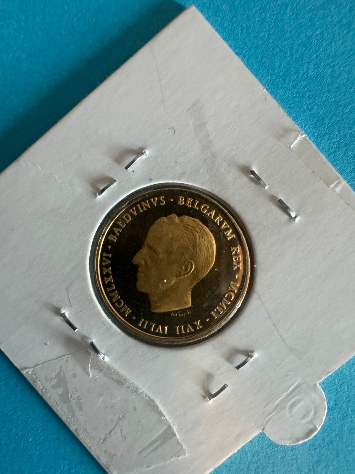 Gouden Penning Boudewijn Latijns, Ophalen of Verzenden