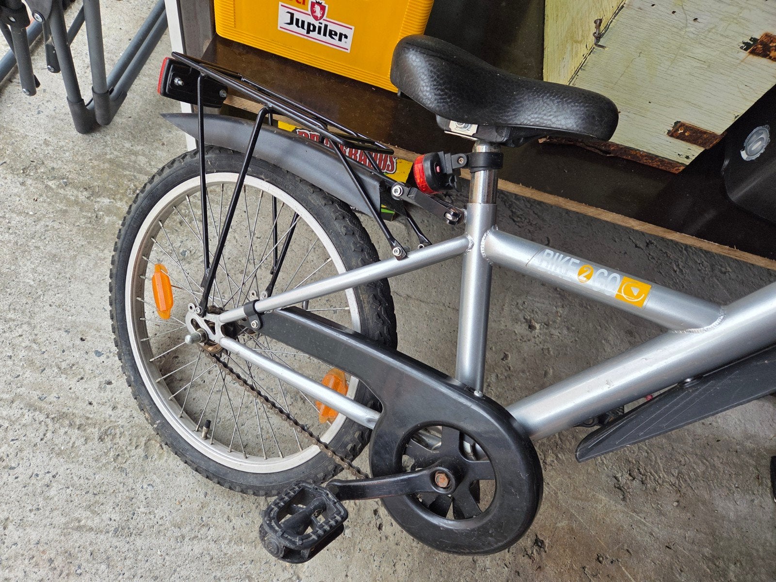 Aanhangfiets kind I zadel I inclusief 2 koppelstukken, Fietsen en Brommers, Ophalen, Aanhangfiets