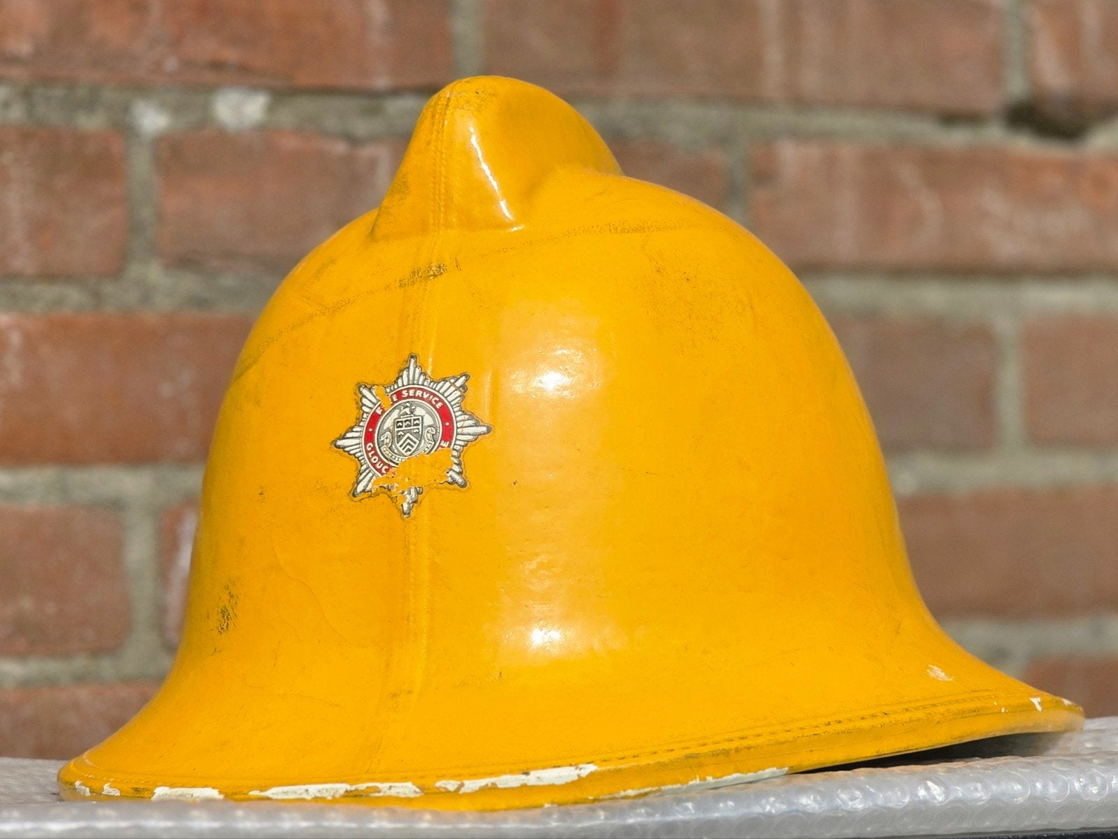 Casque de sapeurs-pompiers anglais, casque pompier, Collections, Enlèvement ou Envoi