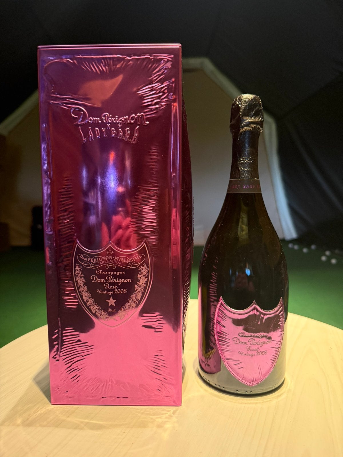 Dom perignon Lady gaga dummy fles, Ophalen of Verzenden, Zo goed als nieuw