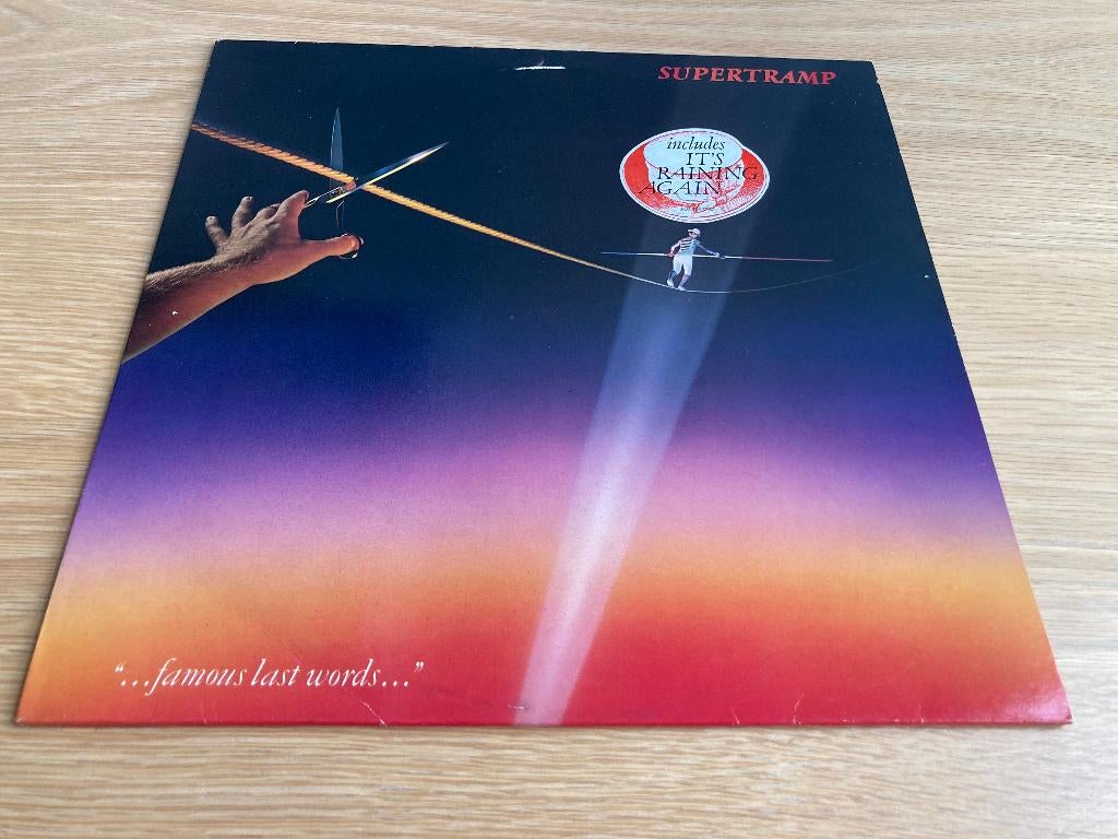 Supertramp – "...Famous Last Words..." * LP 1982, 12 pouces, Enlèvement ou Envoi, Utilisé, Pop rock