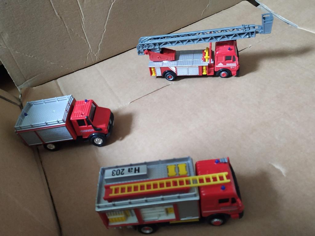 speelgoed set brandweer auto's zo goed als nieuw, Ophalen of Verzenden