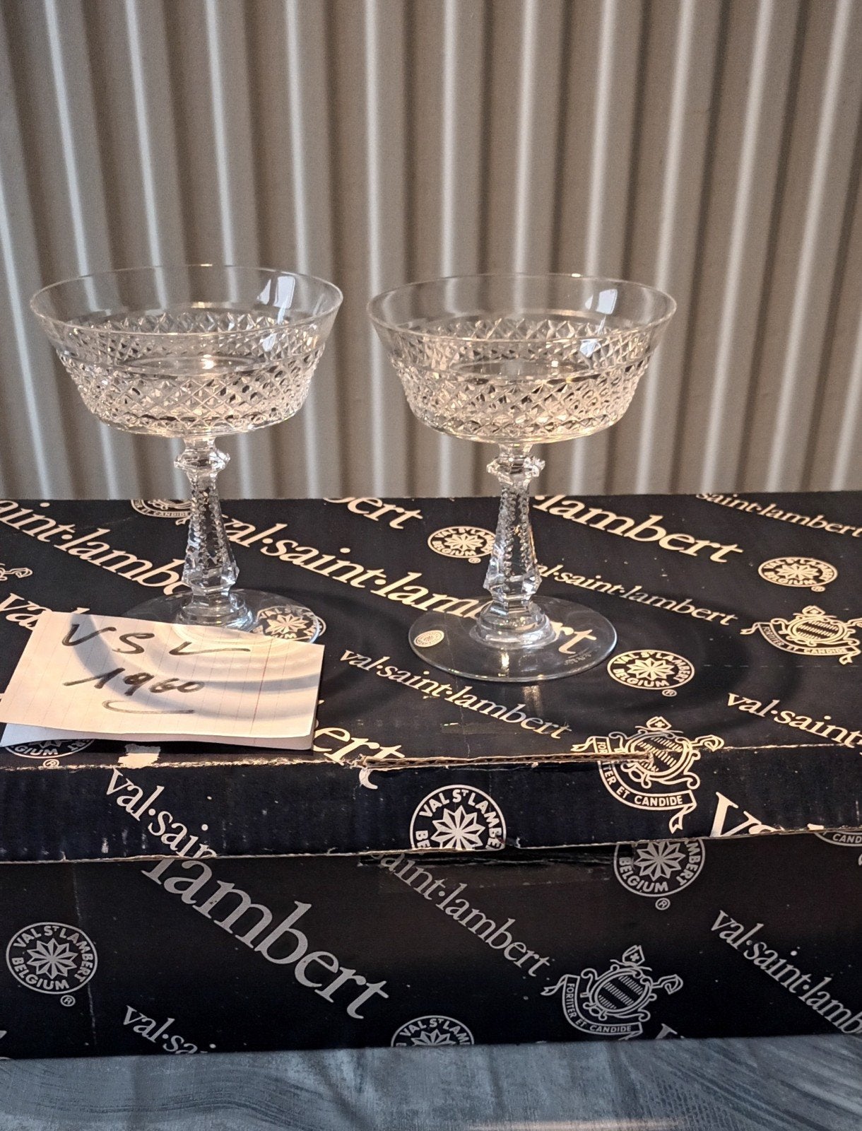 Val st Lambert,, Collections, Verres & Petits Verres, Enlèvement