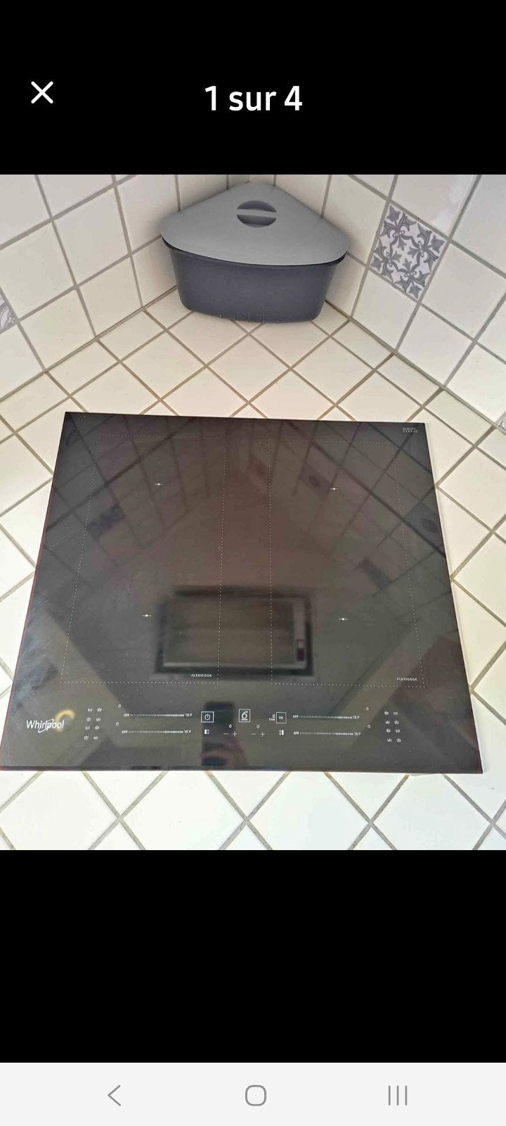 Taque induction Whirlpool, Electroménager, Tables de cuisson, Enlèvement, Induction