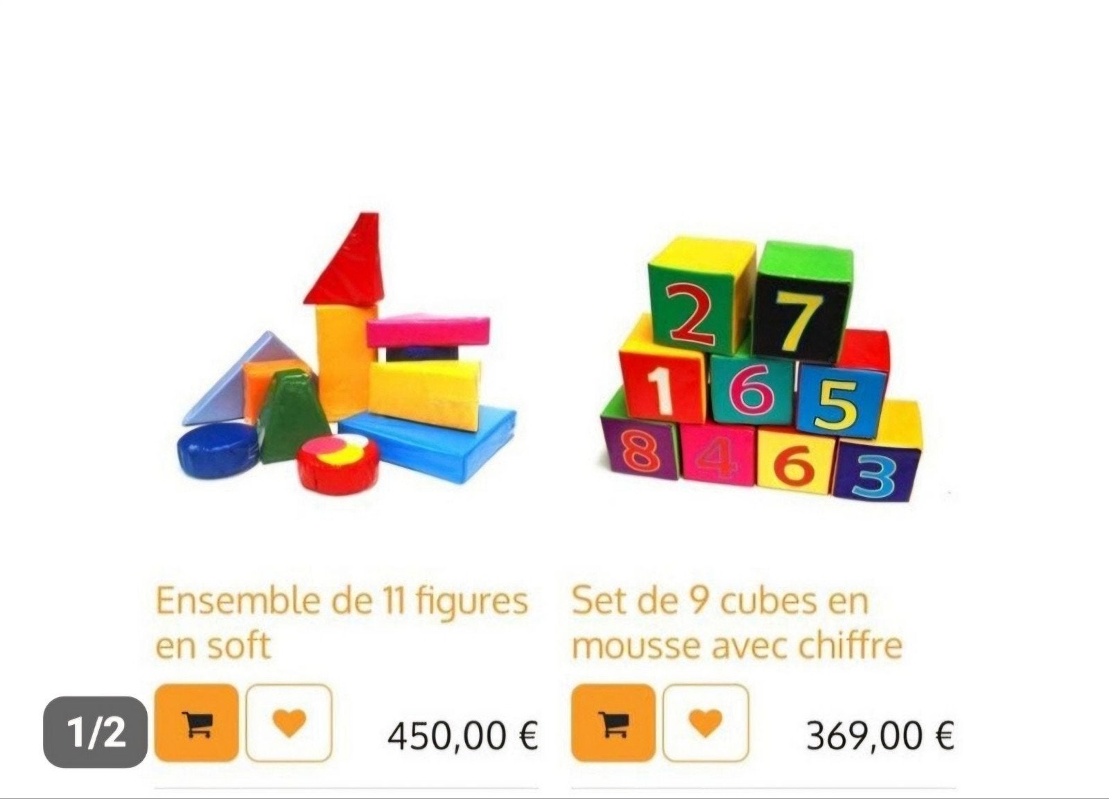 jeux en mousse professionnel pour psychomotricité, Enlèvement