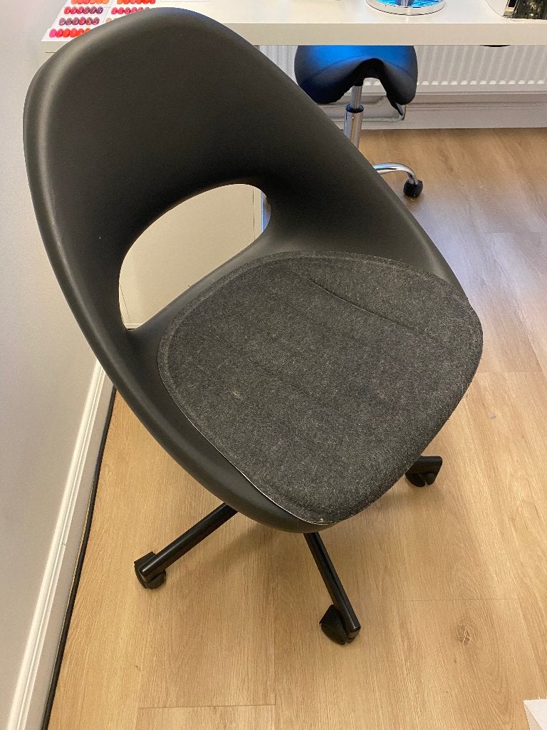 Draaistoel Ikea, Ophalen, Zo goed als nieuw, Zwart, Bureaustoel