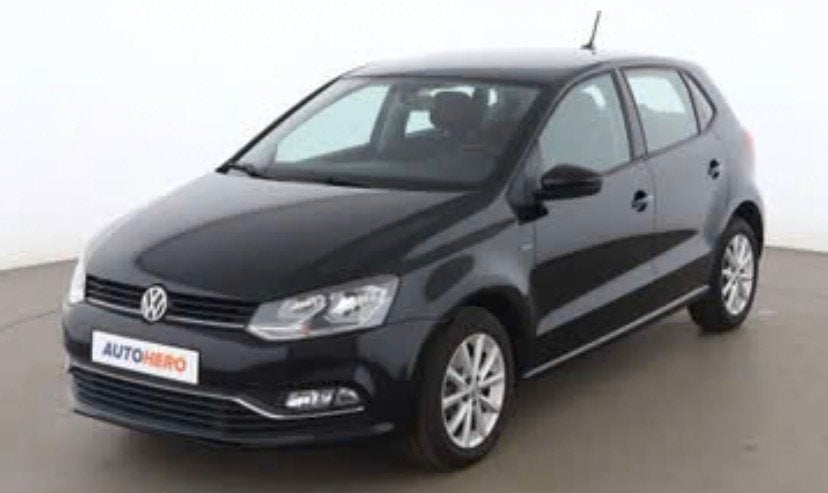 Volkswagen Polo 1.0 Bluemotion 2016 104.000km, Auto's, Euro 5, Stof, Zwart, Zwart