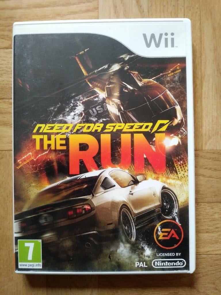 Need for speed, The Run pour Wii ou Wii U, Enlèvement ou Envoi, À partir de 7 ans, Course et Pilotage, 3 joueurs ou plus