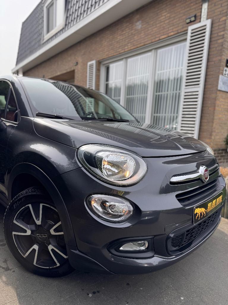 FIAT 500X 2016 1.6 ESSENCE, Cuir, Argent ou Gris, Euro 6, Entreprise