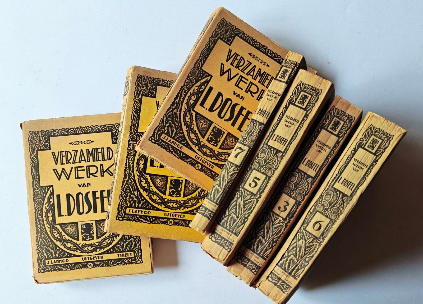 Lodewijk Dosfel. Verzameld Werk. 7 delen., Ophalen of Verzenden