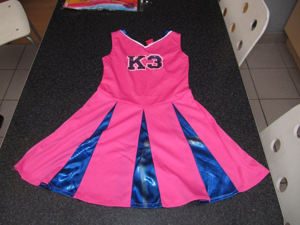 jurk K3, 152 cheerleader roze, Enlèvement ou Envoi, Fille, Robe ou Jupe