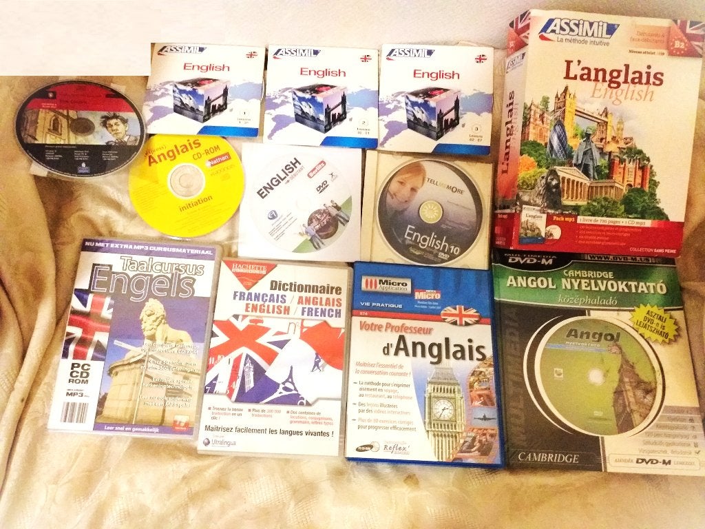 Engels leren Lot-dvd van 1 les a 61 les + 7 dvd, Ophalen of Verzenden, Taalcursus